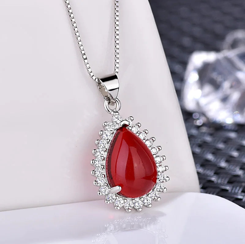 Collier avec pendentif en argent Sterling 925 pour femmes, en Zircon AAA, à la mode, chaîne de clavicule, bijoux cadeau de fête de mariage, nouvelle collection