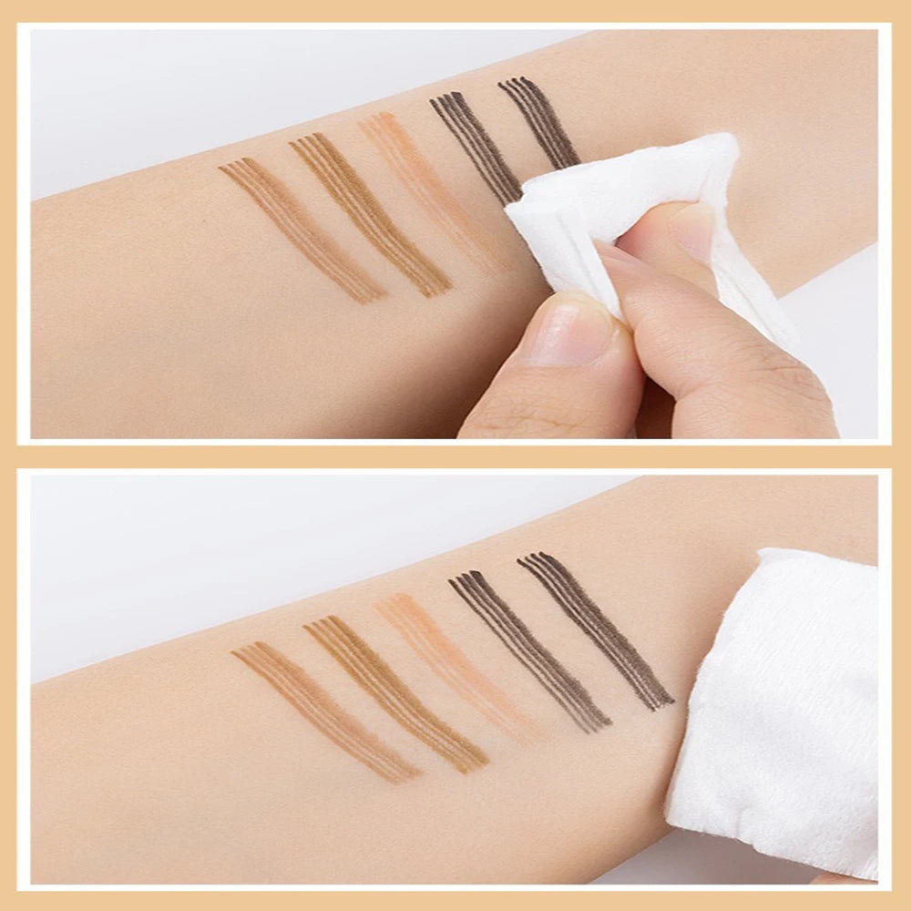 5 Color 4 Forks Eyebrow Pencil Natural Black Liquid Tint Makeup