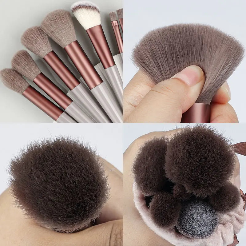 13 Pcs Soft Fluffy Makeup